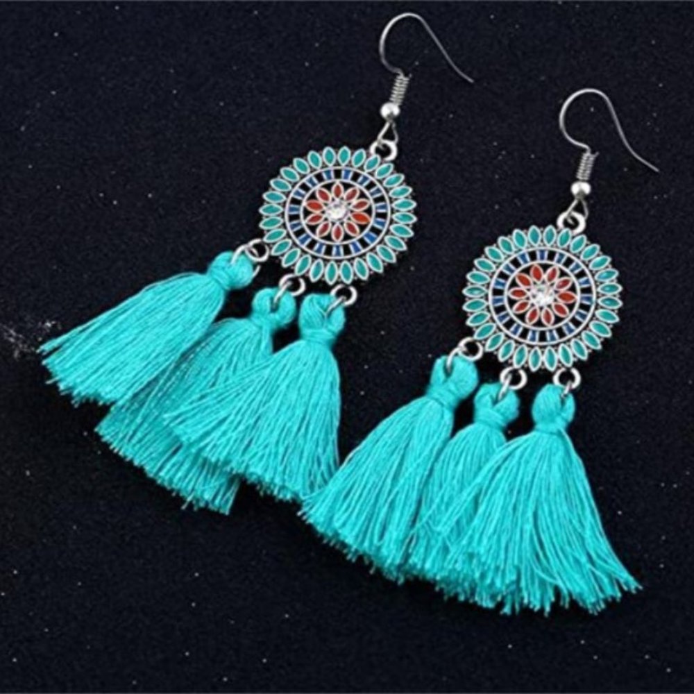 Boho Elegant Statement Earrings - Picture 1 of 3